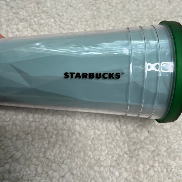 Starbucks Mint Green Tumbler 24 oz - Picture 2 of 8